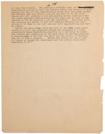 Lot #4018 Bat Masterson Typed Letter Signed to an Old West Ally, Tendering Publicity Advice for an Autobiography on Dodge City - Image 4