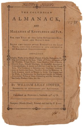 Lot #4010 Theodore Foster's (6) Historic Revolution-Era Almanacs with Secret Handwritten Diary Entries - “April 19, 1775. This is the Memorable Day when Civil War commences between The Kings Troops and the North Americans” - Image 21