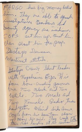 Lot #4021 Eldridge Cleaver’s (3) Notebook Journals with Over (160) Pages of Handwritten Notes - Image 17