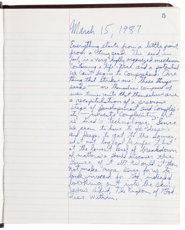 Lot #4021 Eldridge Cleaver’s (3) Notebook Journals with Over (160) Pages of Handwritten Notes - Image 4