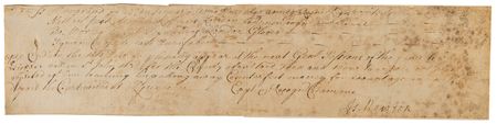 Lot #4090 Isaac Newton Document Signed as Warden of the Royal Mint, Making a Case Against a Notorious Coin Counterfeiter - Image 3