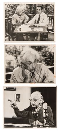 Lot #4108 Albert Einstein (3) Original Vintage