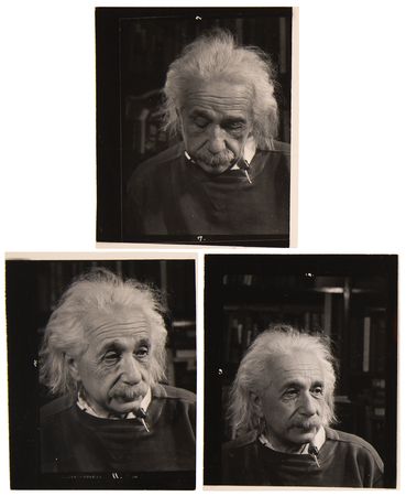 Lot #4104 Albert Einstein (3) Original Vintage