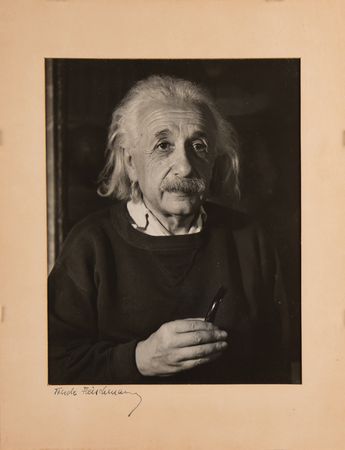 Lot #4103 Albert Einstein Original Photograph by Trude Fleischmann - Image 2