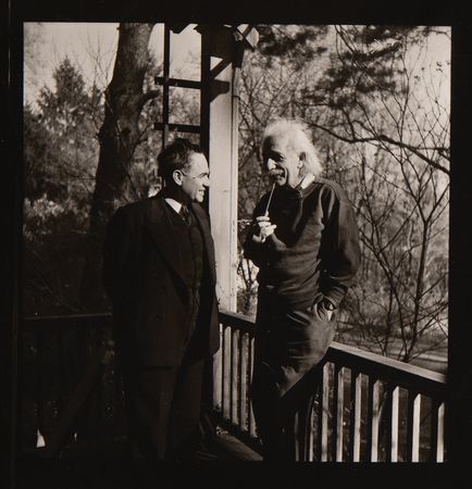 Lot #4105 Albert Einstein (2) Original Contact Sheet Photographs with Otto Nathan, Helen Dukas, and Margot Einstein - Image 8