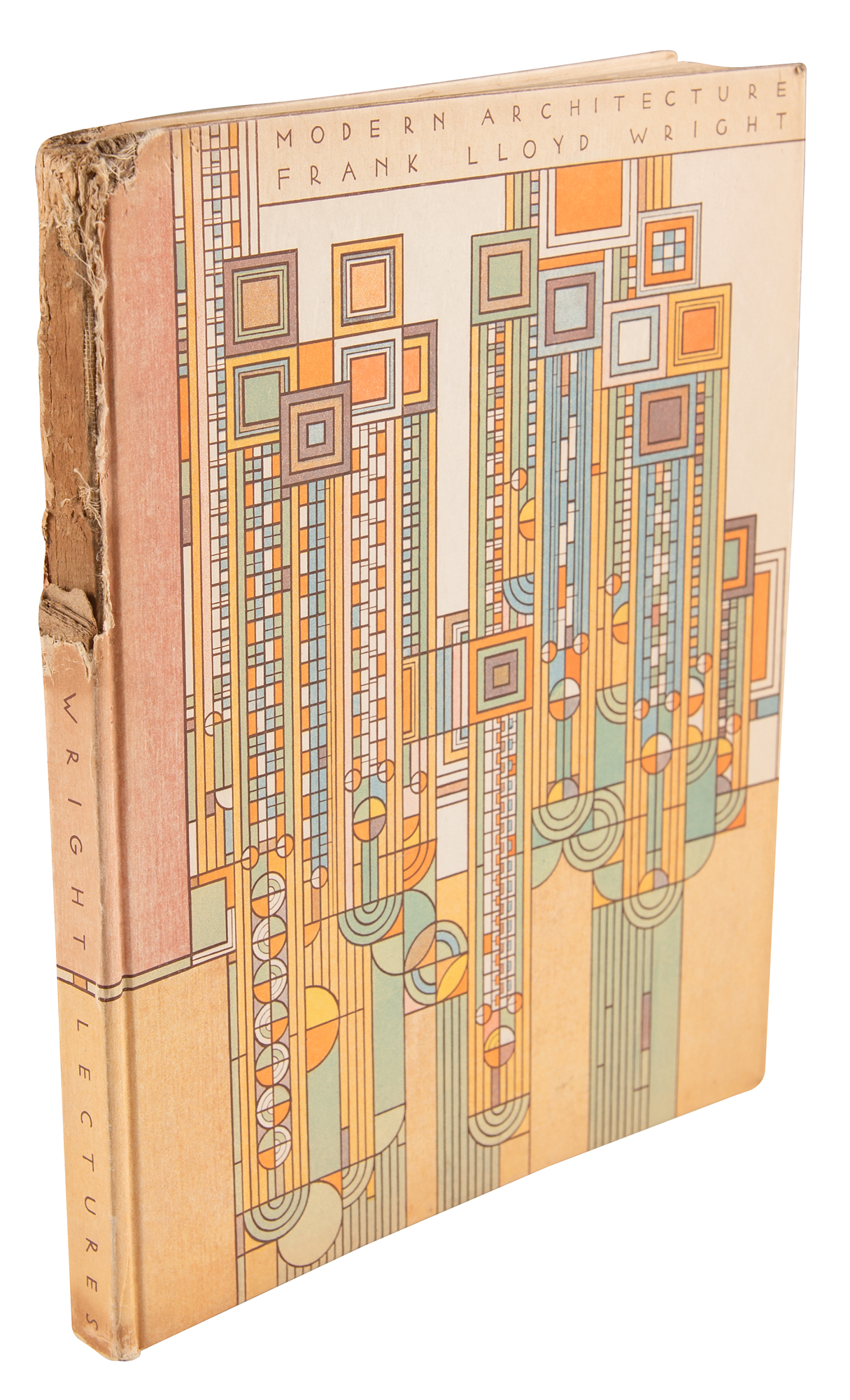 Frank Lloyd Wright Signed Book - Modern Architecture | RR