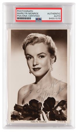 Lot #474 Marilyn Monroe Signed Photograph - Image 1