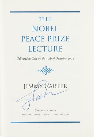 Lot #83 Jimmy Carter Signed Book - Image 2
