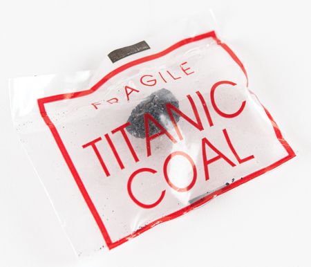 Lot #314 Titanic: Coal Piece Recovered from Wreck Site - Image 1