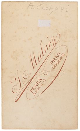 Lot #767 Bedrich Smetana Signed Carte-de-Visite Photograph - Image 2