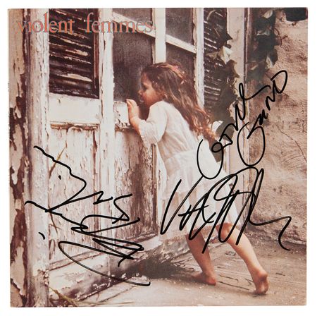 Lot #720 Violent Femmes Signed Album - Self-Titled