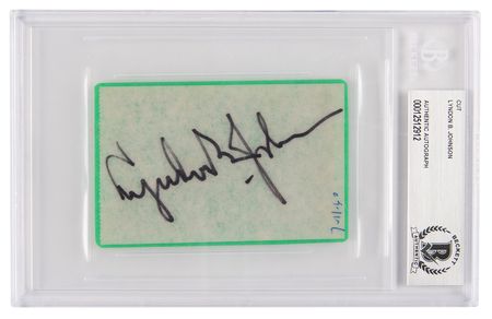 Lot #54 John F. Kennedy and Lyndon B. Johnson Signatures, in an Archive of 1960 Democratic National Convention Ephemera - Image 3