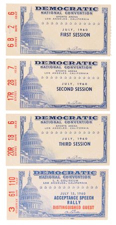 Lot #54 John F. Kennedy and Lyndon B. Johnson Signatures, in an Archive of 1960 Democratic National Convention Ephemera - Image 5