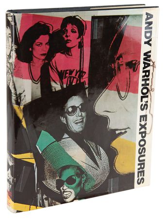 Lot #407 Andy Warhol Twice-Signed Book - Exposures - Image 2
