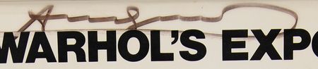 Lot #407 Andy Warhol Twice-Signed Book - Exposures - Image 4