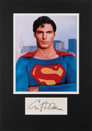 Lot #504 Christopher Reeve Signature - Image 1
