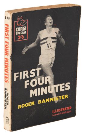 Lot #516 Roger Bannister Signed Book - First Four Minutes (Corgi Books) - Image 3
