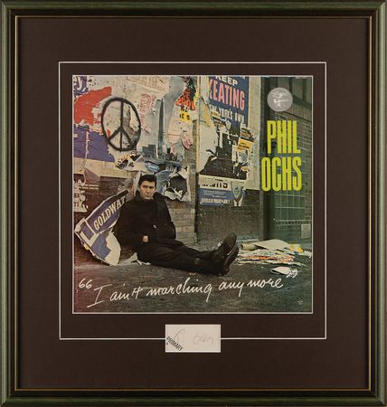 Lot #648 Phil Ochs Signature - Image 1