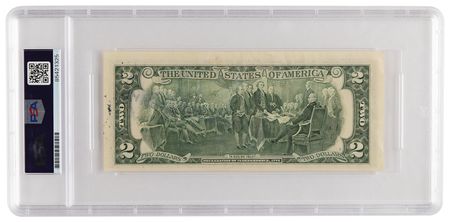 Lot #196 Donald Trump Signed $2 Dollar Bill - Image 3