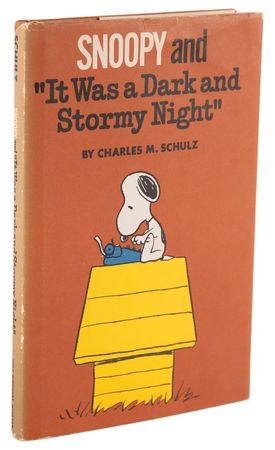 Lot #419 Charles Schulz Signed Book - Snoopy and 'It Was a Dark and Stormy Night' - Image 3