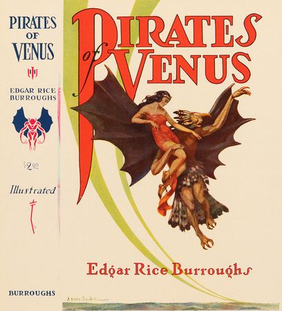 Lot #441 Edgar Rice Burroughs: Pirates of Venus Original Unused Dust Jacket - Image 2