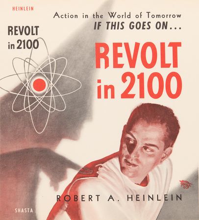 Lot #455 Robert A. Heinlein: Revolt in 2100 Original Unused Dust Jacket - Image 2