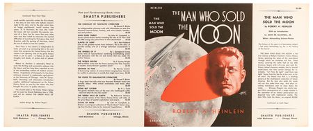 Lot #456 Robert A. Heinlein: The Man Who Sold The Moon Original Unused Dust Jacket - Image 1