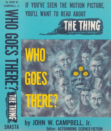 Lot #443 John W. Campbell, Jr.: Who Goes There?  Original Unused Dust Jacket - Image 2