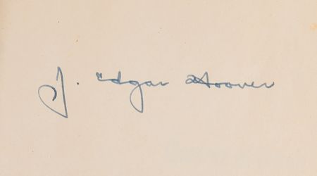 Lot #271 J. Edgar Hoover Signed Book - Masters of Deceit - Image 2