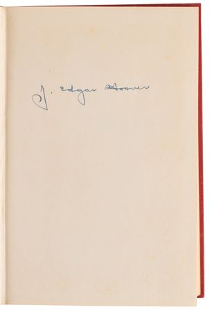 Lot #271 J. Edgar Hoover Signed Book - Masters of Deceit - Image 4