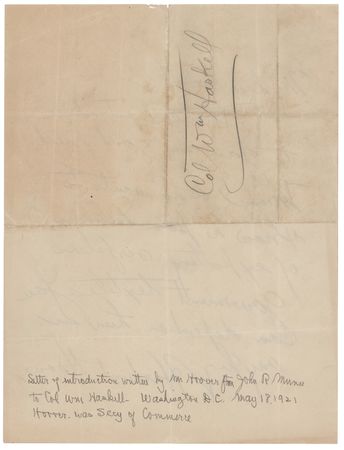 Lot #135 Herbert Hoover Autograph Letter Signed - Image 2