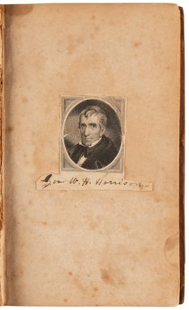 Lot #129 William Henry Harrison Incredibly Rare Signed Engraving - Image 4
