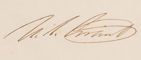 Lot #42 U. S. Grant Letter Signed as President to the Newly Elected President of Peru - Image 2