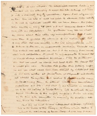 Lot #21 John Tyler Autograph Manuscript Speech - 