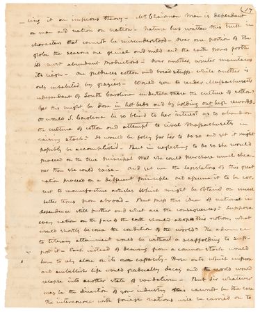 Lot #21 John Tyler Autograph Manuscript Speech - 