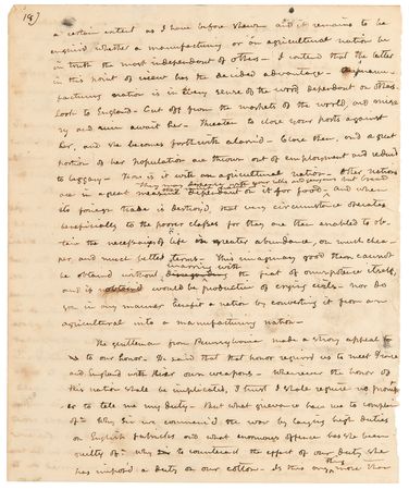 Lot #21 John Tyler Autograph Manuscript Speech - 