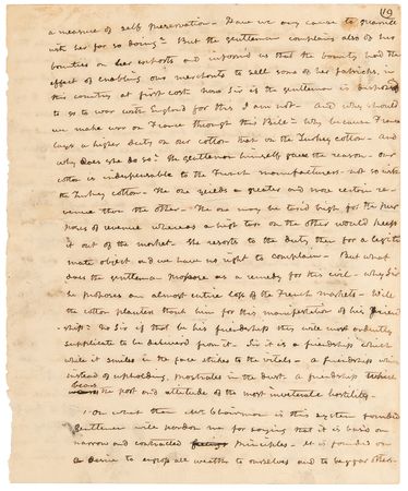 Lot #21 John Tyler Autograph Manuscript Speech - 