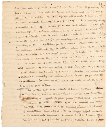 Lot #21 John Tyler Autograph Manuscript Speech - 