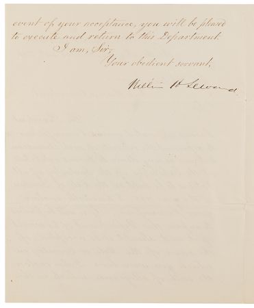 Lot #35 Abraham Lincoln Document Signed as President, Appointing Eli Whitney III as American Commissioner to the 1862 London Exhibition of Industry - Image 5