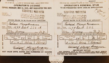 Lot #285 Lindbergh Kidnapping: Bruno Richard Hauptmann Trial Evidence Photographs - Image 2