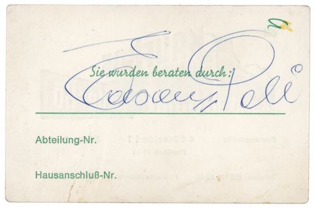 Lot #538 Pele Signature - Image 1
