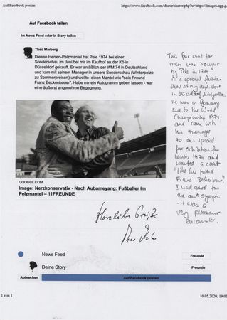 Lot #538 Pele Signature - Image 3