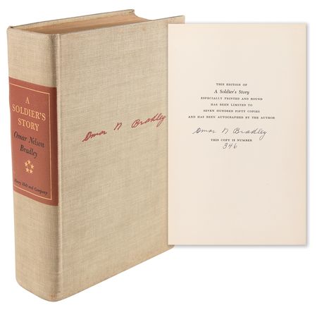 Lot #342 Omar Bradley Signed Book - A Soldier's Story (Ltd. Ed. #346/750) - Image 1