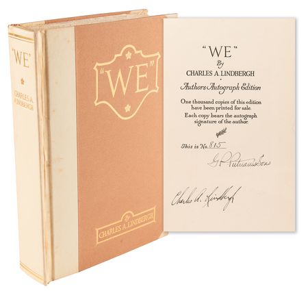 Lot #363 Charles Lindbergh Signed Book - We (Ltd. Ed. #815/1000) - Image 1