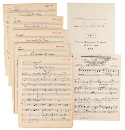 Lot #470 Gone with the Wind: Handwritten Score for the 1937 Radio Program - Image 2