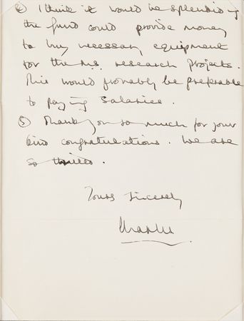 Lot #277 King Charles III Autograph Letter Signed on the Birth of a Prince - 