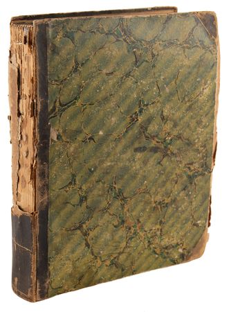 Lot #36 Abraham Lincoln: The Civil War Scrapbook of Abraham Jonas, State Legislator, Valued Friend of Lincoln, Father of Union and Confederate Soldiers - Containing (120+) Pages of Period Clippings and Publications (Both Sides of the Conflict) - Image 2