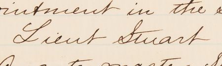 Lot #326 J. E. B. Stuart Triple-Signed Handwritten Letter of Recommendation for Himself - Image 3