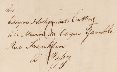 Lot #240 Robert Fulton Autograph Letter Signed to His Future Rival, Nathaniel Cutting - Image 2