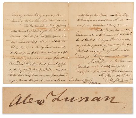 Lot #267 John Hancock Handwritten Docketing Notation - Image 1